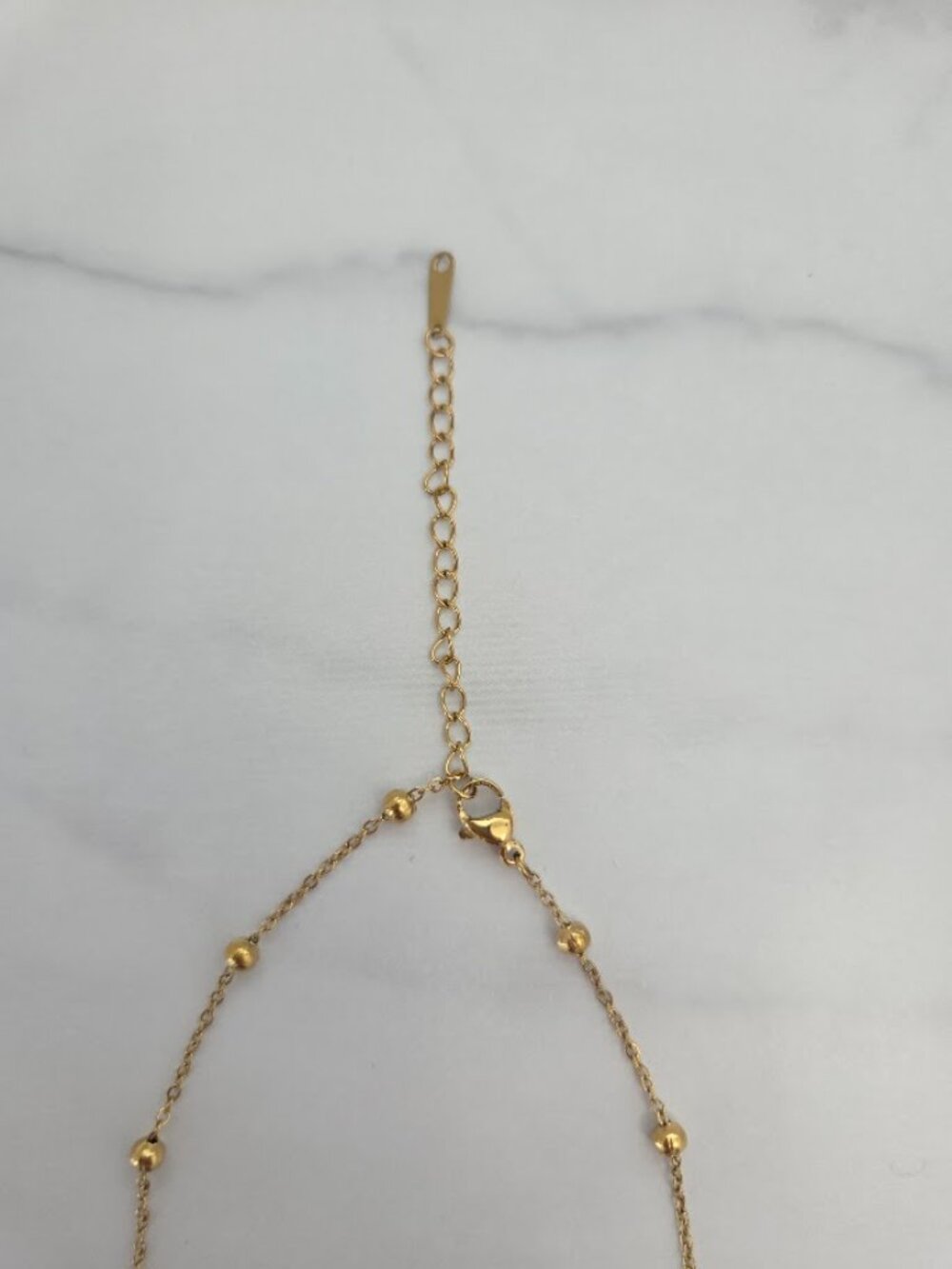 Gold Feather Pendant Necklace Dainty Satellite Chain Boho Minimalist Jewelry - Picture 4 of 14
